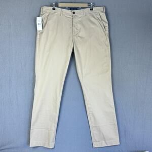 Tommy Hilfiger Pants Mens 38x34 Tan Tailored Fit Chino Stretch Casual Khaki
